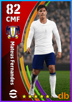 Mateus Fernandes — CMF, OVR 82, MAX 82