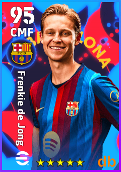 Frenkie de Jong — CMF, OVR 95, MAX 95