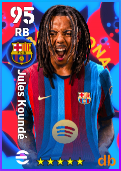 Jules Koundé eFootball player card