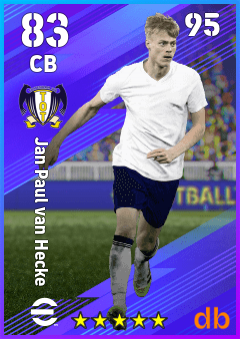 Jan Paul van Hecke — CB, OVR 83, MAX 95