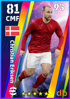Christian Eriksen — CMF, OVR 81, MAX 93