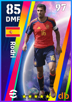 Rodri — DMF, OVR 85, MAX 97
