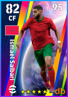 Ismael Saibari — CF, OVR 82, MAX 95