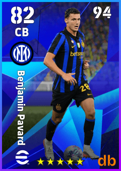 Benjamin Pavard eFootball player card
