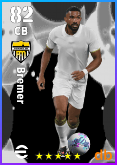 Bremer — CB, OVR 82, MAX 82