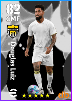 Douglas Luiz — CMF, OVR 82, MAX 82