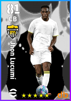 Jhon Lucumí — CB, OVR 81, MAX 81