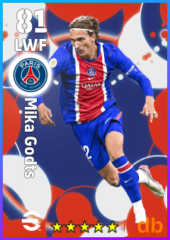 Mika Godts — LWF, OVR 81, MAX 81