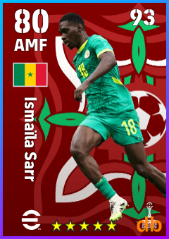 Ismaïla Sarr — AMF, OVR 80, MAX 93