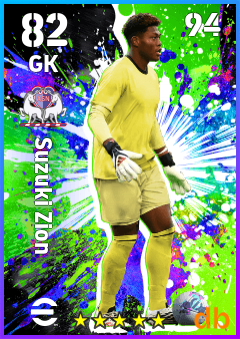 Suzuki Zion — GK, OVR 82, MAX 94