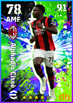 Alphadjo Cissè — AMF, OVR 78, MAX 91
