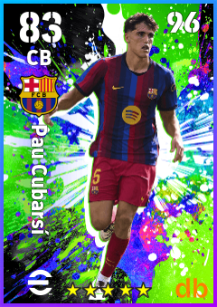 Pau Cubarsí — CB, OVR 83, MAX 96