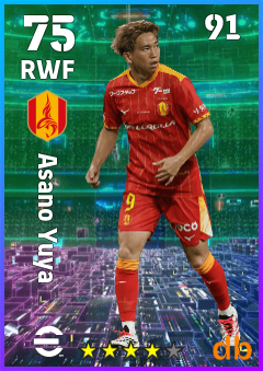 Asano Yuya eFootball player card