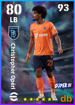 Christopher Opéri — LB, OVR 80, MAX 93
