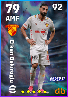 Efkan Bekiroğlu — AMF, OVR 79, MAX 92