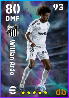 Willian Arão — DMF, OVR 80, MAX 93