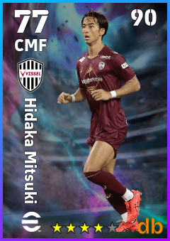 Hidaka Mitsuki — CMF, OVR 77, MAX 90