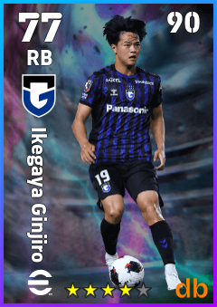 Ikegaya Ginjiro — RB, OVR 77, MAX 90