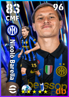 Nicolò Barella eFootball player card
