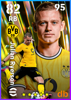 Julian Ryerson — RB, OVR 82, MAX 95