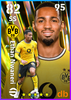 Ethan Nwaneri — SS, OVR 82, MAX 95