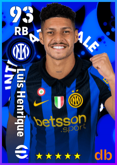 LUIS HENRIQUE — RB, OVR 93, MAX 93
