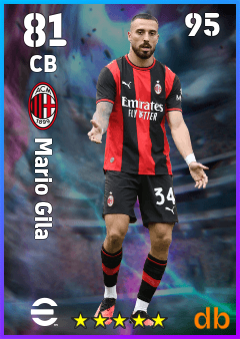 Mario Gila — CB, OVR 81, MAX 95
