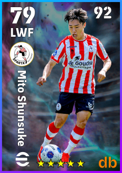 Mito Shunsuke — LWF, OVR 79, MAX 92