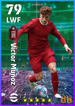 Víctor Muñoz — LWF, OVR 79, MAX 79
