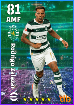 Rodrigo Zalazar — AMF, OVR 81, MAX 81