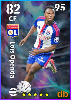 Loïs Openda — CF, OVR 82, MAX 95