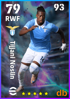 Tijjani Noslin — RWF, OVR 79, MAX 93