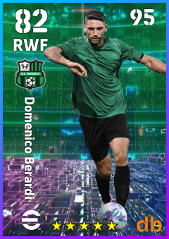Domenico Berardi — RWF, OVR 82, MAX 95