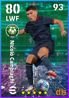 Nicolò Cambiaghi — LWF, OVR 80, MAX 93