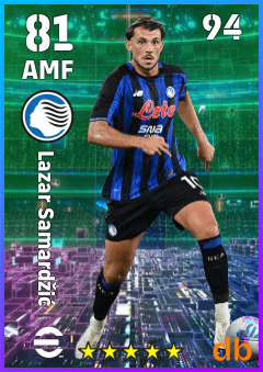 Lazar Samardžić — AMF, OVR 81, MAX 94