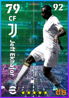 Jeff Ekhator — CF, OVR 79, MAX 92
