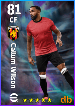 Callum Wilson — CF, OVR 81, MAX 81