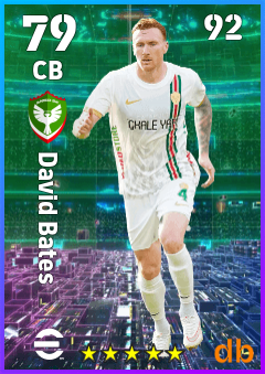David Bates — CB, OVR 79, MAX 92