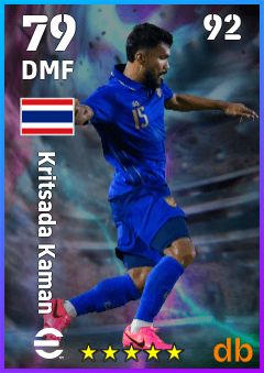 Kritsada Kaman — DMF, OVR 79, MAX 92