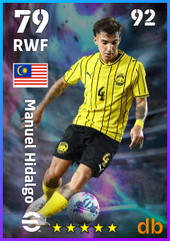 Manuel Hidalgo — RWF, OVR 79, MAX 92