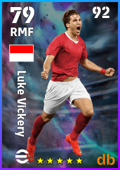 Luke Vickery — RMF, OVR 79, MAX 92