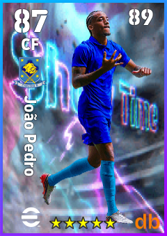 João Pedro — CF, OVR 87, MAX 89
