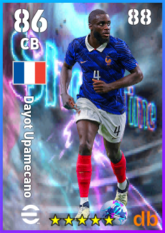 Dayot Upamecano — CB, OVR 86, MAX 88