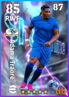 ADAMA — RWF, OVR 85, MAX 87