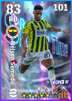 Nélson Semedo — RB, OVR 83, MAX 101