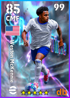 Weston McKennie eFootball player card