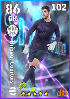 Thibaut Courtois — GK, OVR 86, MAX 102