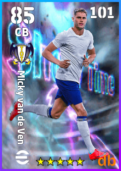 Micky van de Ven — CB, OVR 85, MAX 101