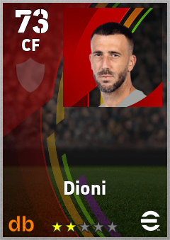 Dioni — CF, OVR 73, MAX 73
