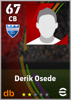 Derik Osede eFootball player card